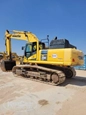 Side of used Excavator,Back of used Excavator,Used Komatsu Excavator in yard